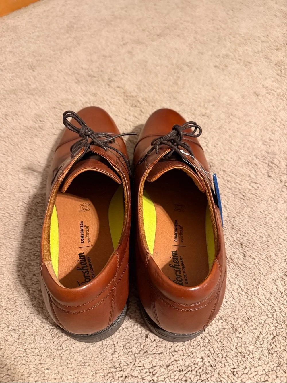 Florsheim Men's Chestnut Brown Cap-Toe Oxfords